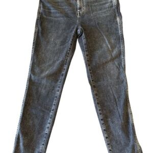 Classic Black Denim Jeans -  10” high-rise skinny